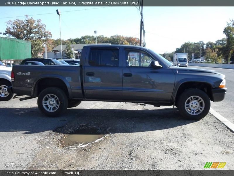 Graphite Metallic / Dark Slate Gray 2004 Dodge Dakota Sport Quad Cab 4x4