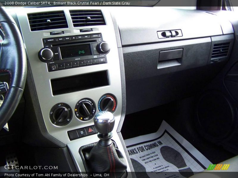 Brilliant Black Crystal Pearl / Dark Slate Gray 2008 Dodge Caliber SRT4
