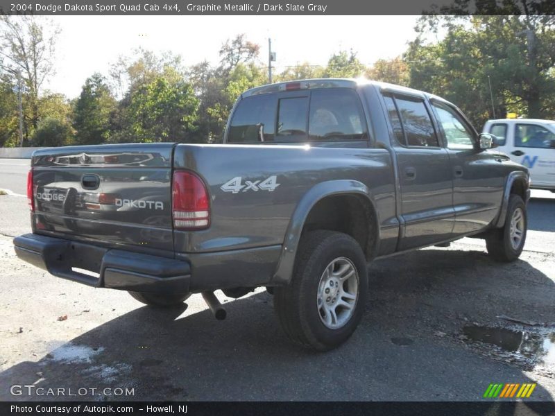 Graphite Metallic / Dark Slate Gray 2004 Dodge Dakota Sport Quad Cab 4x4