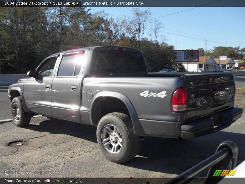 Graphite Metallic / Dark Slate Gray 2004 Dodge Dakota Sport Quad Cab 4x4