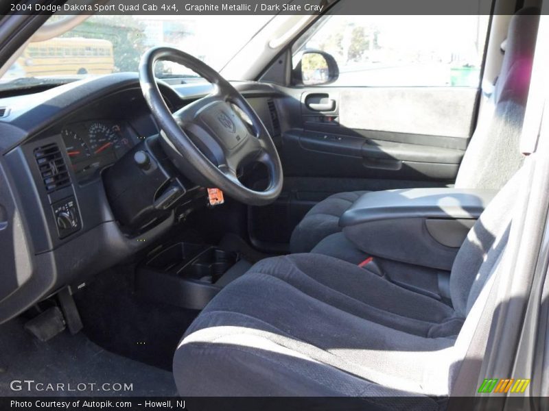 Graphite Metallic / Dark Slate Gray 2004 Dodge Dakota Sport Quad Cab 4x4