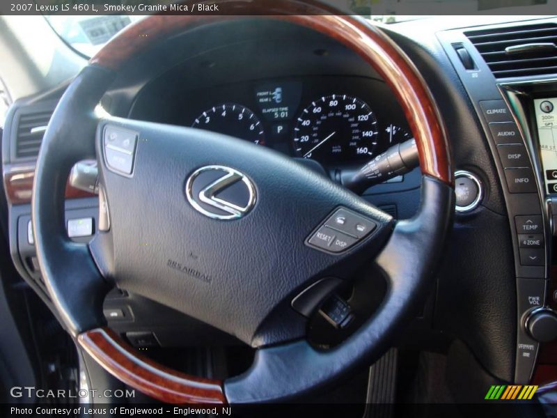 Smokey Granite Mica / Black 2007 Lexus LS 460 L