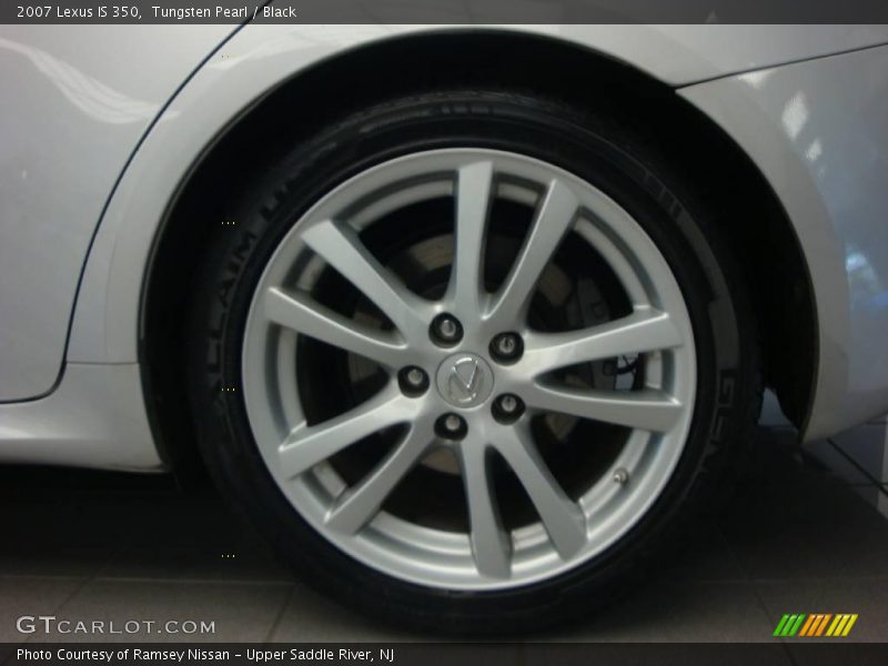Tungsten Pearl / Black 2007 Lexus IS 350
