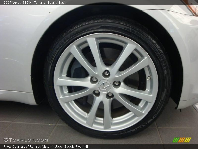 Tungsten Pearl / Black 2007 Lexus IS 350