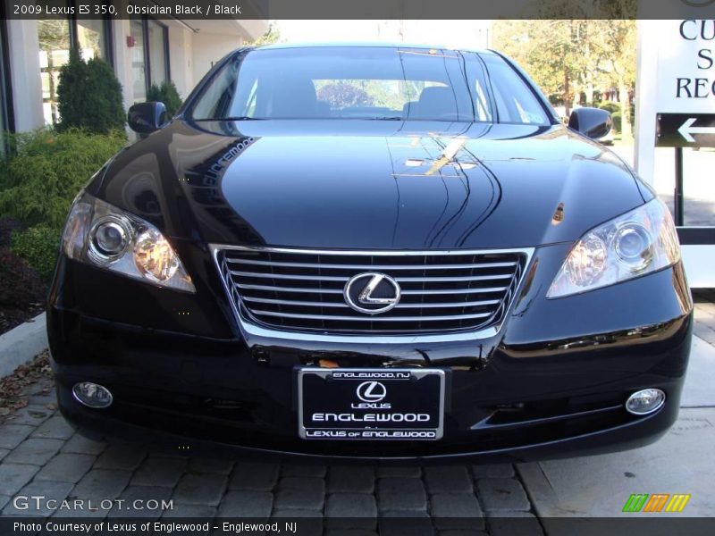 Obsidian Black / Black 2009 Lexus ES 350
