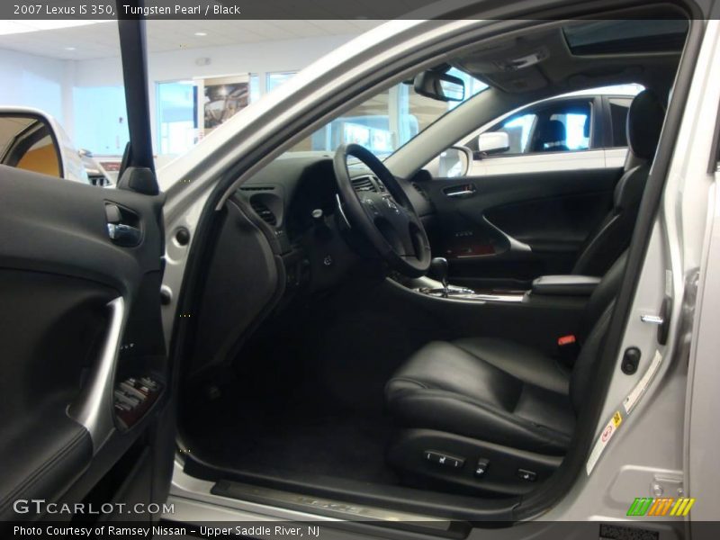 Tungsten Pearl / Black 2007 Lexus IS 350