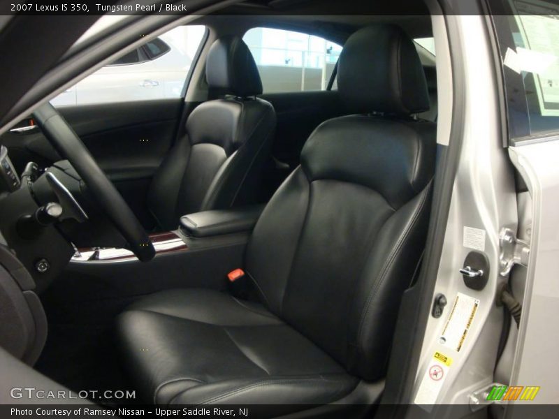 Tungsten Pearl / Black 2007 Lexus IS 350