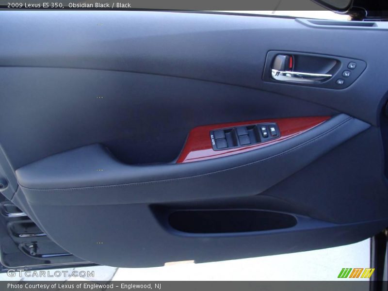 Obsidian Black / Black 2009 Lexus ES 350