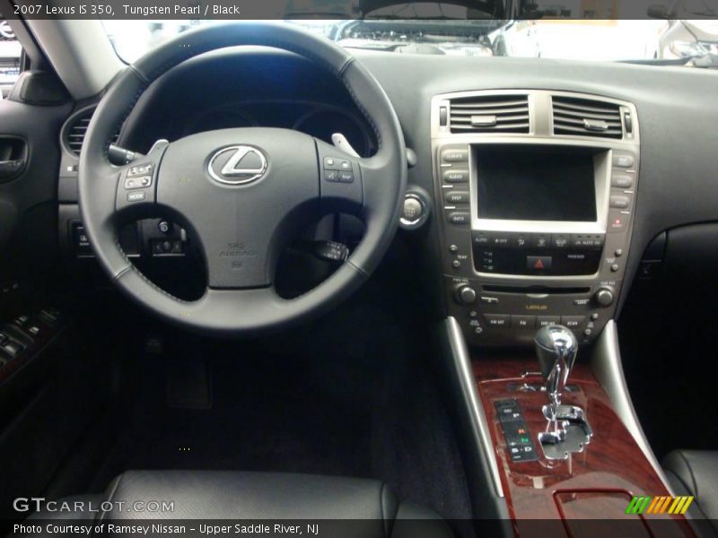 Tungsten Pearl / Black 2007 Lexus IS 350