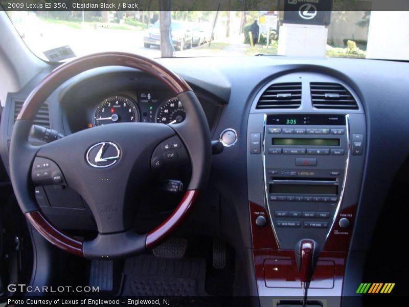 Obsidian Black / Black 2009 Lexus ES 350