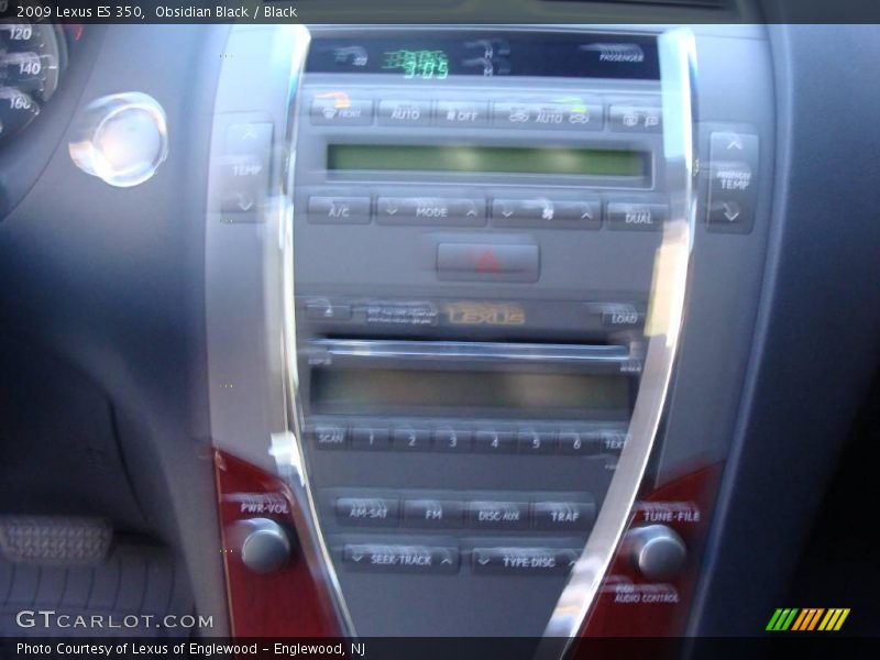 Obsidian Black / Black 2009 Lexus ES 350