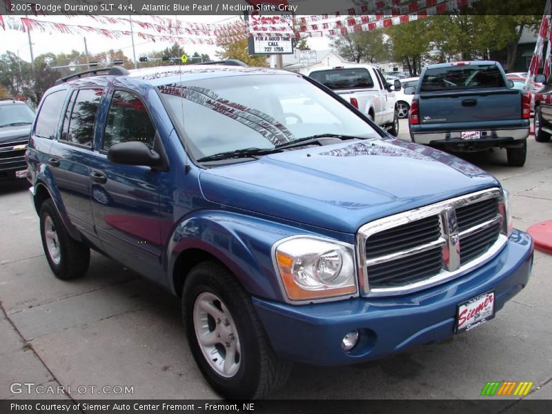 Atlantic Blue Pearl / Medium Slate Gray 2005 Dodge Durango SLT 4x4
