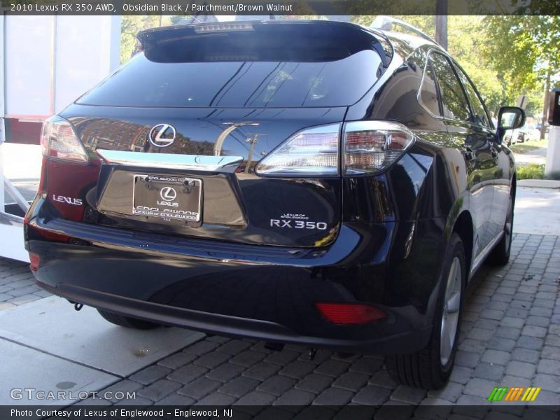 Obsidian Black / Parchment/Brown Walnut 2010 Lexus RX 350 AWD