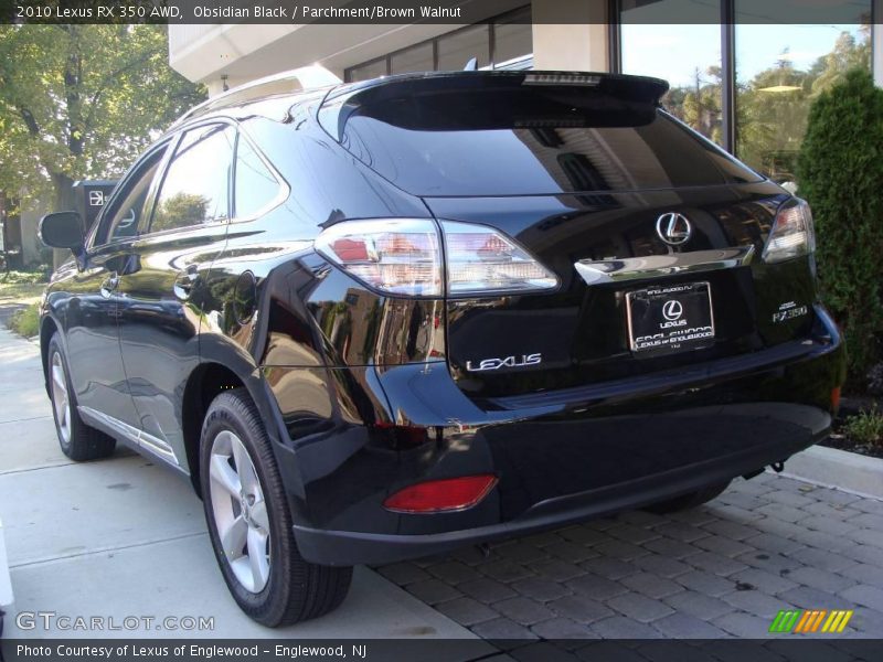 Obsidian Black / Parchment/Brown Walnut 2010 Lexus RX 350 AWD