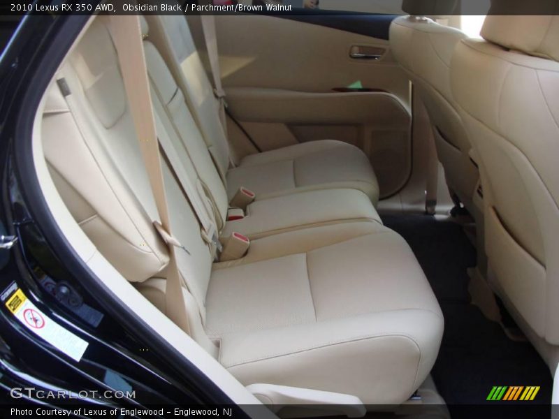 Obsidian Black / Parchment/Brown Walnut 2010 Lexus RX 350 AWD