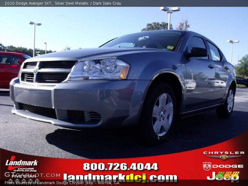 Silver Steel Metallic / Dark Slate Gray 2010 Dodge Avenger SXT