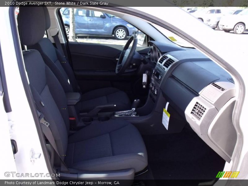 Stone White / Dark Slate Gray 2010 Dodge Avenger SXT