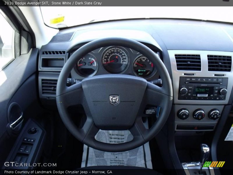 Stone White / Dark Slate Gray 2010 Dodge Avenger SXT