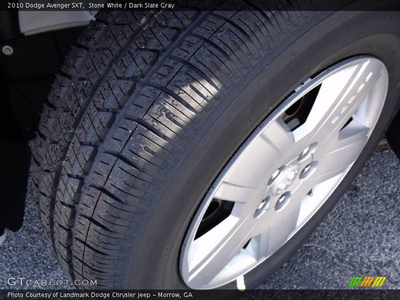 Stone White / Dark Slate Gray 2010 Dodge Avenger SXT