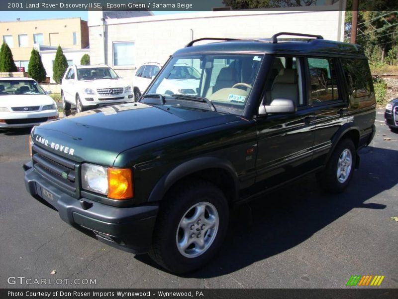 Epsom Green / Bahama Beige 2001 Land Rover Discovery II SE