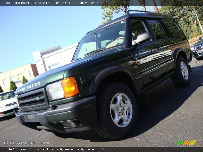 Epsom Green / Bahama Beige 2001 Land Rover Discovery II SE