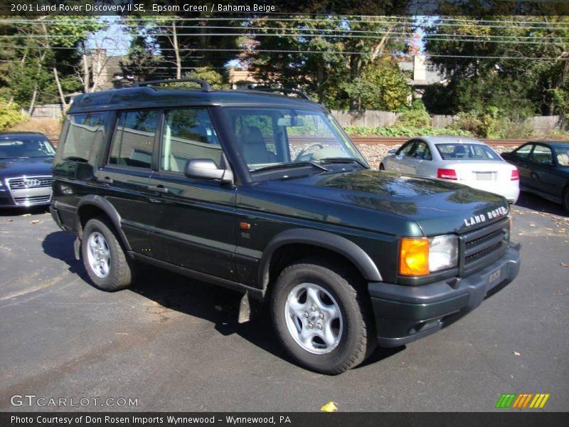 Epsom Green / Bahama Beige 2001 Land Rover Discovery II SE