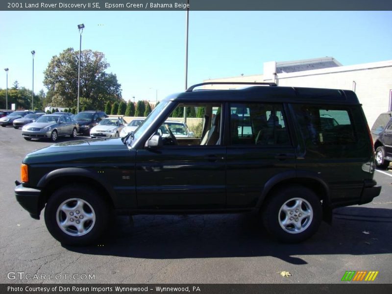 Epsom Green / Bahama Beige 2001 Land Rover Discovery II SE