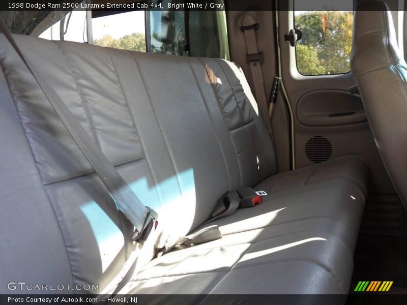 Bright White / Gray 1998 Dodge Ram 2500 Laramie Extended Cab 4x4