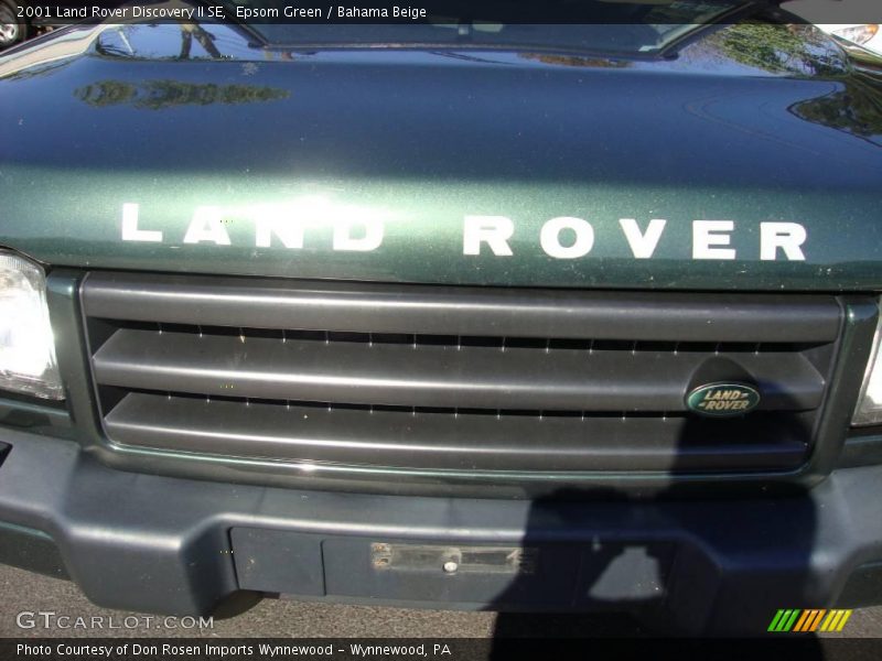 Epsom Green / Bahama Beige 2001 Land Rover Discovery II SE