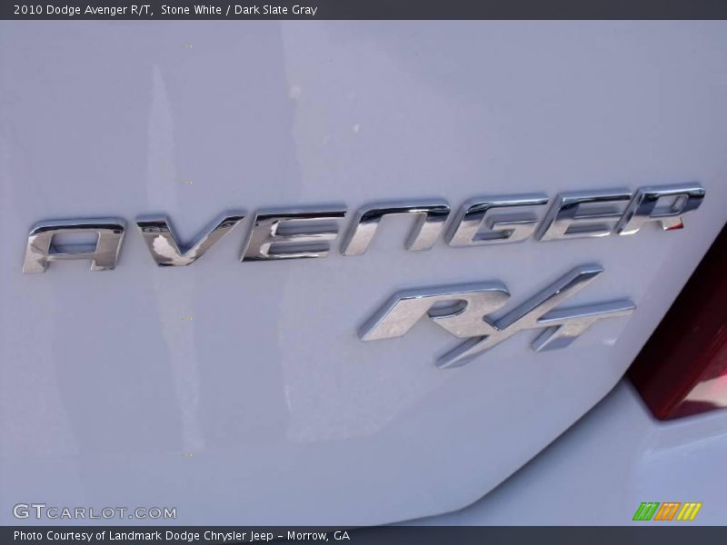 Stone White / Dark Slate Gray 2010 Dodge Avenger R/T