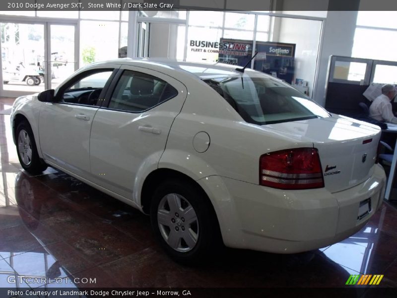 Stone White / Dark Slate Gray 2010 Dodge Avenger SXT