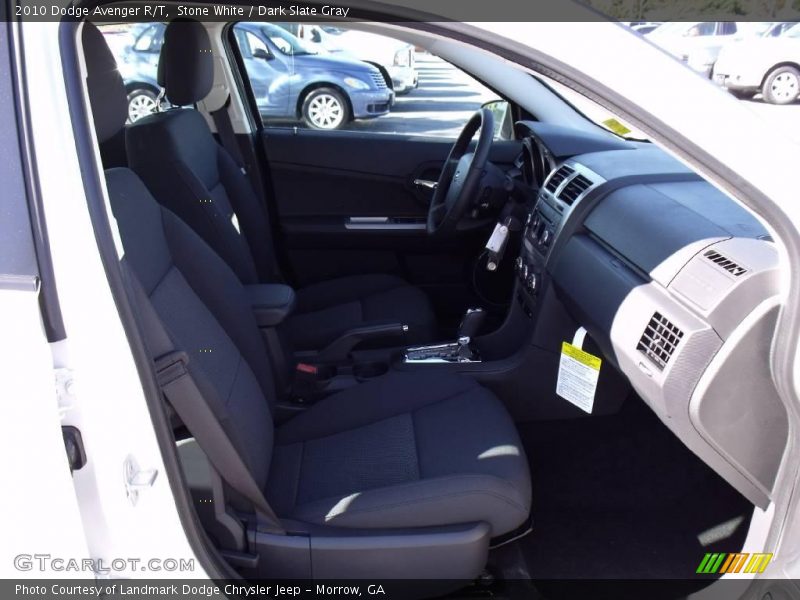 Stone White / Dark Slate Gray 2010 Dodge Avenger R/T