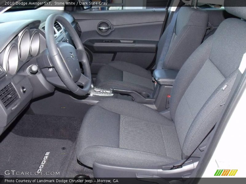Stone White / Dark Slate Gray 2010 Dodge Avenger SXT
