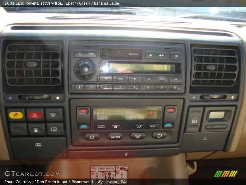 Epsom Green / Bahama Beige 2001 Land Rover Discovery II SE