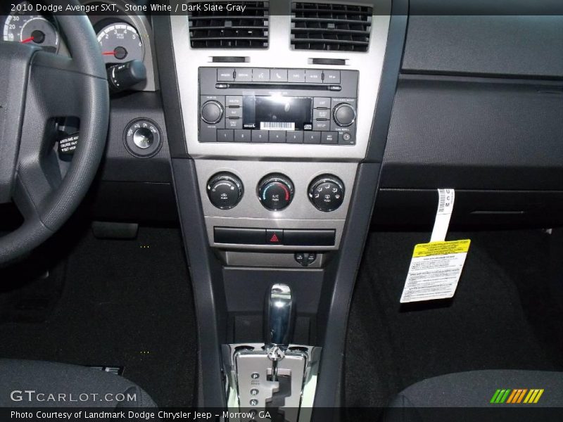 Stone White / Dark Slate Gray 2010 Dodge Avenger SXT