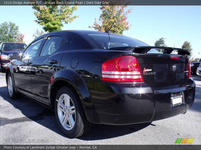 Brilliant Black Crystal Pearl / Dark Slate Gray 2010 Dodge Avenger R/T