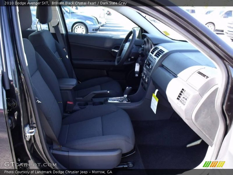 Brilliant Black Crystal Pearl / Dark Slate Gray 2010 Dodge Avenger SXT