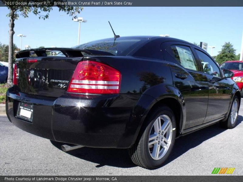 Brilliant Black Crystal Pearl / Dark Slate Gray 2010 Dodge Avenger R/T