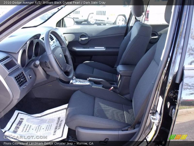 Brilliant Black Crystal Pearl / Dark Slate Gray 2010 Dodge Avenger R/T