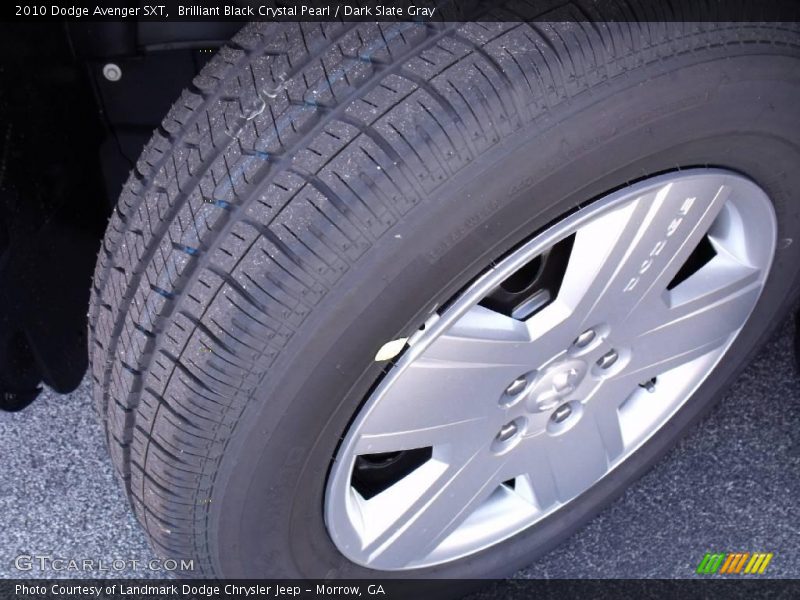 Brilliant Black Crystal Pearl / Dark Slate Gray 2010 Dodge Avenger SXT
