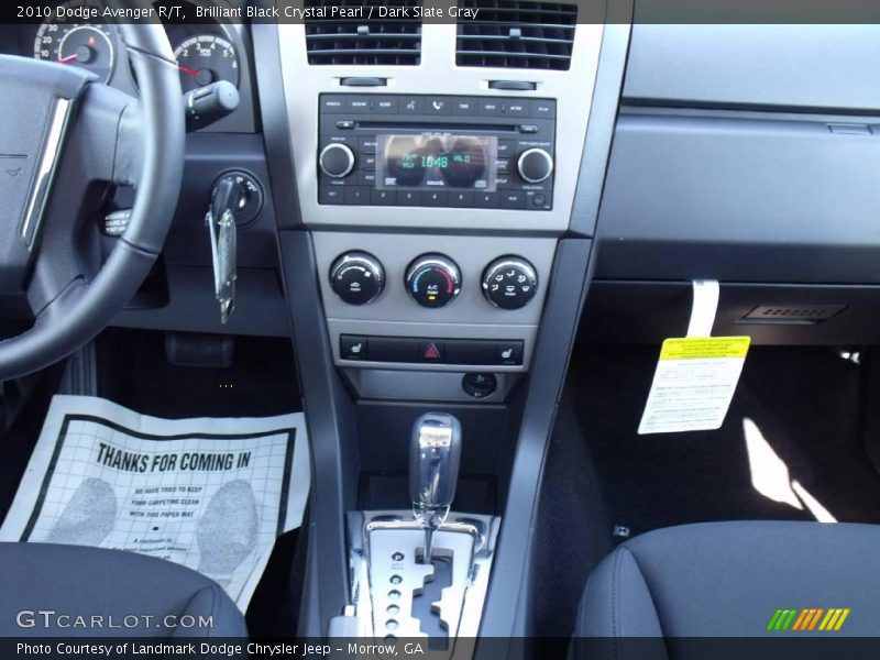 Brilliant Black Crystal Pearl / Dark Slate Gray 2010 Dodge Avenger R/T