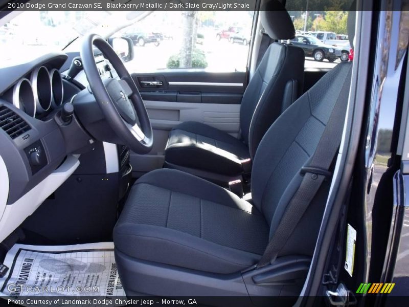 Blackberry Metallic / Dark Slate Gray/Light Shale 2010 Dodge Grand Caravan SE