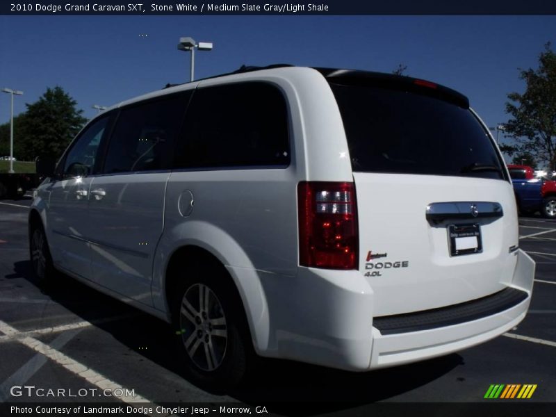 Stone White / Medium Slate Gray/Light Shale 2010 Dodge Grand Caravan SXT