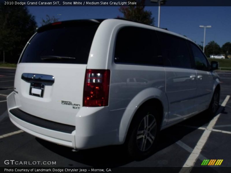 Stone White / Medium Slate Gray/Light Shale 2010 Dodge Grand Caravan SXT