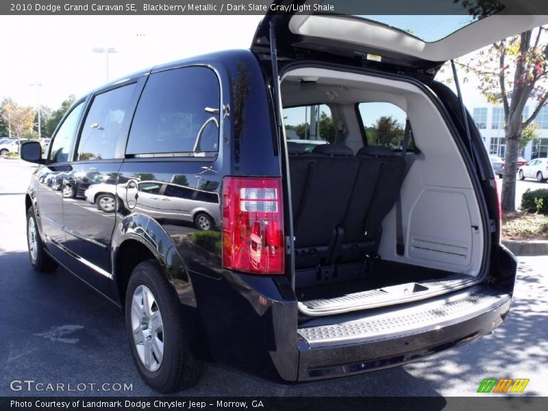 Blackberry Metallic / Dark Slate Gray/Light Shale 2010 Dodge Grand Caravan SE