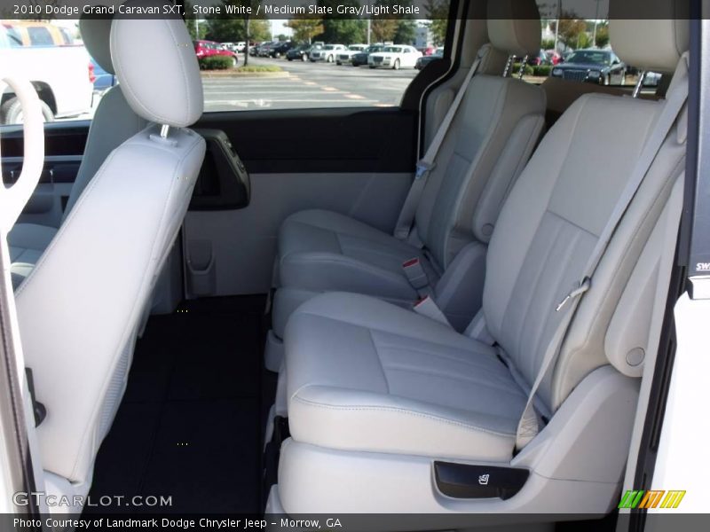 Stone White / Medium Slate Gray/Light Shale 2010 Dodge Grand Caravan SXT