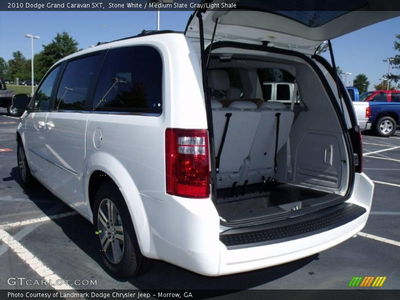 Stone White / Medium Slate Gray/Light Shale 2010 Dodge Grand Caravan SXT