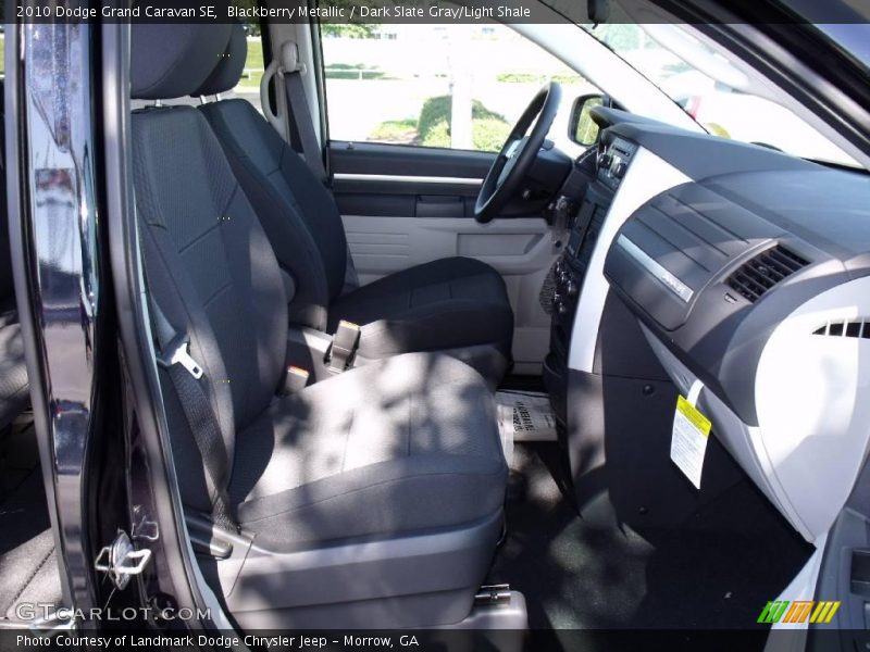 Blackberry Metallic / Dark Slate Gray/Light Shale 2010 Dodge Grand Caravan SE