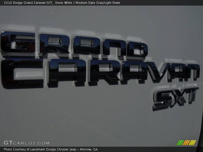Stone White / Medium Slate Gray/Light Shale 2010 Dodge Grand Caravan SXT