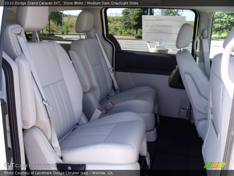 Stone White / Medium Slate Gray/Light Shale 2010 Dodge Grand Caravan SXT